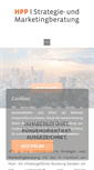 Mobile Screenshot of hpp-consulting.de